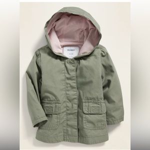 Old Navy Hooded Canvas Utility Jacket for Baby - 6-12 months